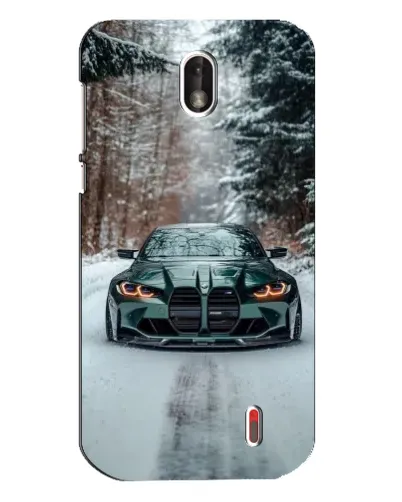 Чехол для Nokia 1 с картинкой «BMW в зимнем лесу» Чехол для Nokia 1 с картинкой «BMW в зимнем лесу»