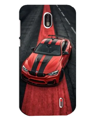Чехол для Nokia 1 с картинкой «BMW на красной дорожке» Чехол для Nokia 1 с картинкой «BMW на красной дорожке»