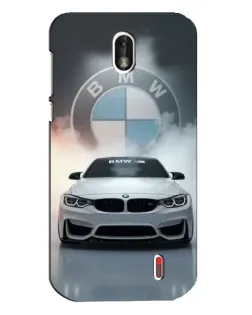 Чохол для Nokia 1 з картинкою «BMW в білому диму»