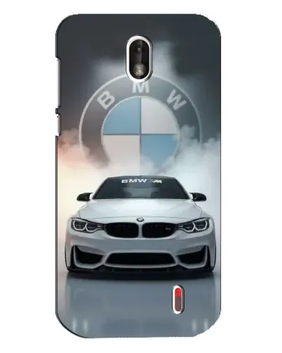 Чохол для Nokia 1 з картинкою «BMW в білому диму» Чохол для Nokia 1 з картинкою «BMW в білому диму»