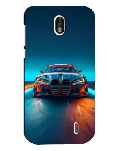 Чохол для Nokia 1 з картинкою «BMW — вогні неону» Чохол для Nokia 1 з картинкою «BMW — вогні неону»