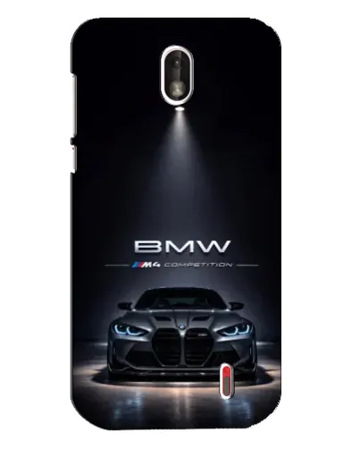 Чохол для Nokia 1 з картинкою «BMW крізь нічне місто» Чохол для Nokia 1 з картинкою «BMW крізь нічне місто»