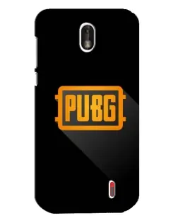 Чехол для Nokia 1 с картинкой «PUBG — рамка лого»