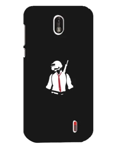 Чехол для Nokia 1 с картинкой «PUBG — силуэт воина» Чехол для Nokia 1 с картинкой «PUBG — силуэт воина»
