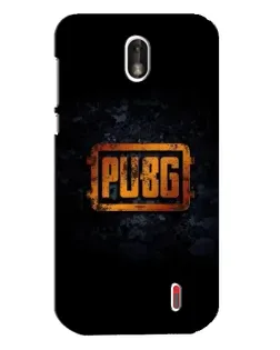Чехол для Nokia 1 с картинкой «PUBG — золотой логотип»
