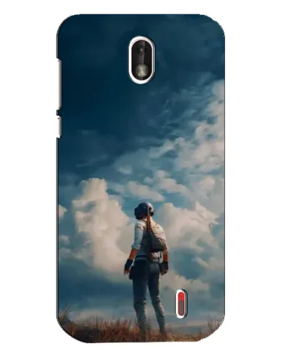 Чехол для Nokia 1 с картинкой «Герой PUBG на скале» Чехол для Nokia 1 с картинкой «Герой PUBG на скале»