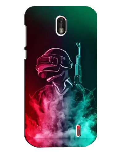 Чехол для Nokia 1 с картинкой «PUBG — огненный воин» Чехол для Nokia 1 с картинкой «PUBG — огненный воин»