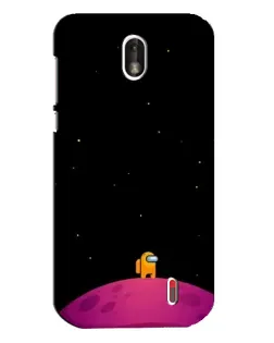Чохол для Nokia 1 з картинкою «Самотній герой на планеті» Чохол для Nokia 1 з картинкою «Самотній герой на планеті»