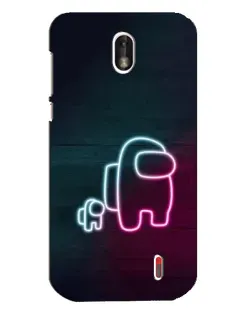 Чохол для Nokia 1 з картинкою «Among Us неон-арт» Чохол для Nokia 1 з картинкою «Among Us неон-арт»