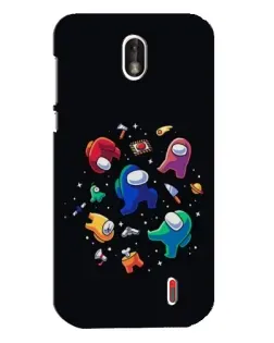 Чохол для Nokia 1 з картинкою «Among Us космос» Чохол для Nokia 1 з картинкою «Among Us космос»