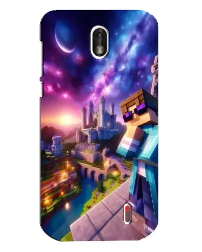 Чохол для Nokia 1 з картинкою «Стів та космос» Чохол для Nokia 1 з картинкою «Стів та космос»