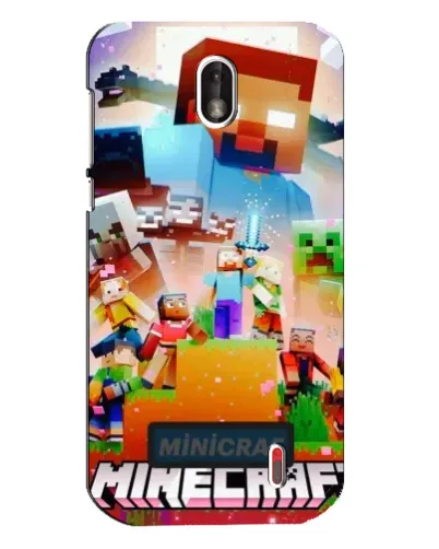 Чохол для Nokia 1 з картинкою «Minecraft герої гри» Чохол для Nokia 1 з картинкою «Minecraft герої гри»