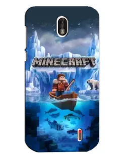 Чохол для Nokia 1 з картинкою «Minecraft льодянийсвіт»