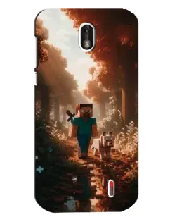 Чохол для Nokia 1 з картинкою «Стів у лісі»