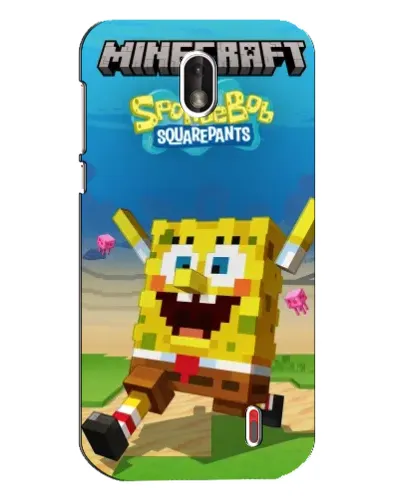 Чохол для Nokia 1 з картинкою «Губка Боб Minecraft» Чохол для Nokia 1 з картинкою «Губка Боб Minecraft»
