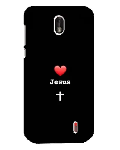Чехол для Nokia 1 с картинкой «Сердце - Jesus» Чехол для Nokia 1 с картинкой «Сердце - Jesus»