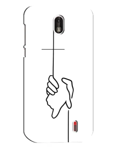 Чехол для Nokia 1 с картинкой «Рука держит» Чехол для Nokia 1 с картинкой «Рука держит»