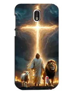 Чехол для Nokia 1 с картинкой «Лев Иуды и Свет»