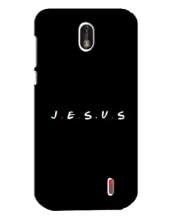 Чехол для Nokia 1 с картинкой «Точки веры J.E.S.U.S.»