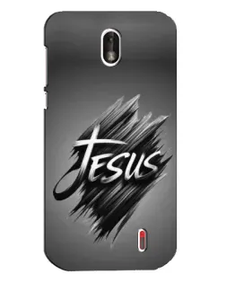 Чехол для Nokia 1 с картинкой «Надпись Jesus Graffiti»