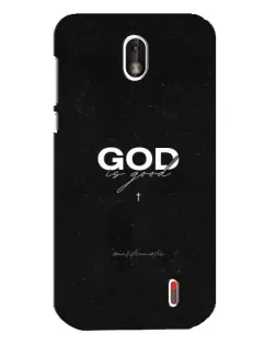 Чехол для Nokia 1 с картинкой «GOD — Бог над всем»