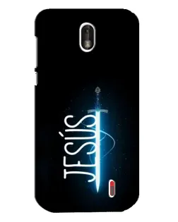 Чехол для Nokia 1 с картинкой «Меч Духа Jesus»