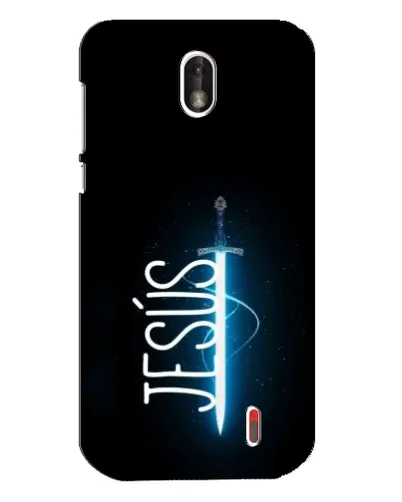 Чехол для Nokia 1 с картинкой «Меч Духа Jesus» Чехол для Nokia 1 с картинкой «Меч Духа Jesus»