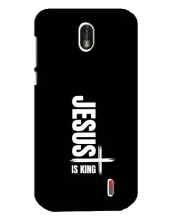 Чехол для Nokia 1 с картинкой «Вертикаль веры Jesus»