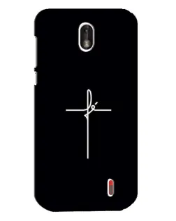 Чехол для Nokia 1 с картинкой «Тонкий крест» Чехол для Nokia 1 с картинкой «Тонкий крест»