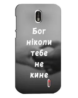 Чехол для Nokia 1 с картинкой «Бог не бросит» Чехол для Nokia 1 с картинкой «Бог не бросит»