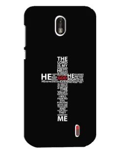Чехол для Nokia 1 с картинкой «Текстовый крест» Чехол для Nokia 1 с картинкой «Текстовый крест»