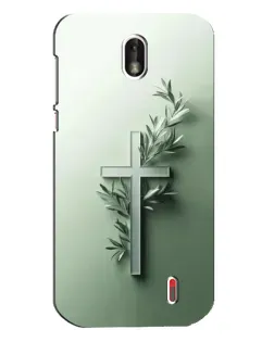 Чехол для Nokia 1 с картинкой «Оливковая ветвь» Чехол для Nokia 1 с картинкой «Оливковая ветвь»