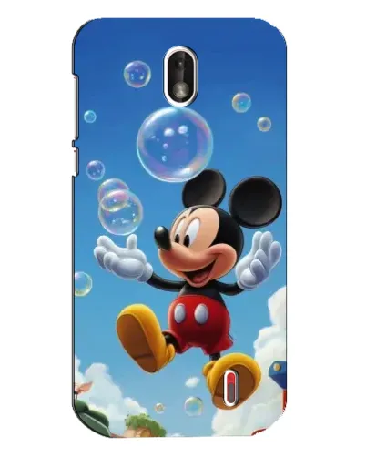 Чехол для Nokia 1 с картинкой «Mickey и мыльные пузыри» Чехол для Nokia 1 с картинкой «Mickey и мыльные пузыри»