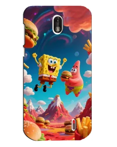 Чохол для Nokia 1 з картинкою «Космічний фастфуд» Чохол для Nokia 1 з картинкою «Космічний фастфуд»