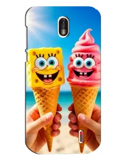Чохол для Nokia 1 з картинкою «Спанч Боб морозиво»