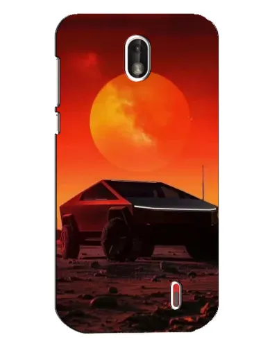 Чехол для Nokia 1 с картинкой «Cybertruck на Марсе» Чехол для Nokia 1 с картинкой «Cybertruck на Марсе»