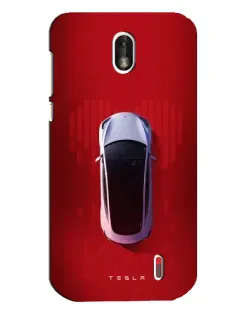 Чехол для Nokia 1 с картинкой «Tesla Top View»