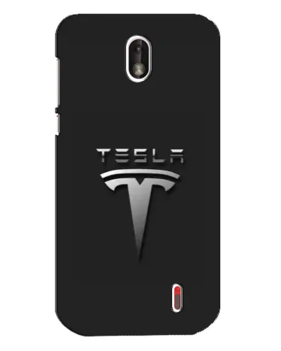 Чехол для Nokia 1 с картинкой «Стальной логотип Tesla» Чехол для Nokia 1 с картинкой «Стальной логотип Tesla»