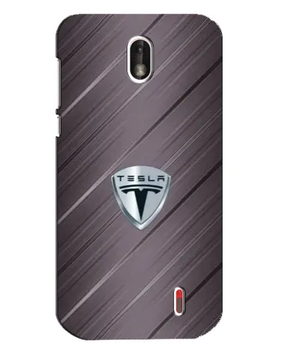 Чехол для Nokia 1 с картинкой «Металлическая текстура Tesla» Чехол для Nokia 1 с картинкой «Металлическая текстура Tesla»