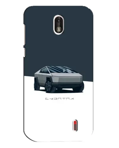 Чехол для Nokia 1 с картинкой «Серебристый Cybertruck Tesla» Чехол для Nokia 1 с картинкой «Серебристый Cybertruck Tesla»