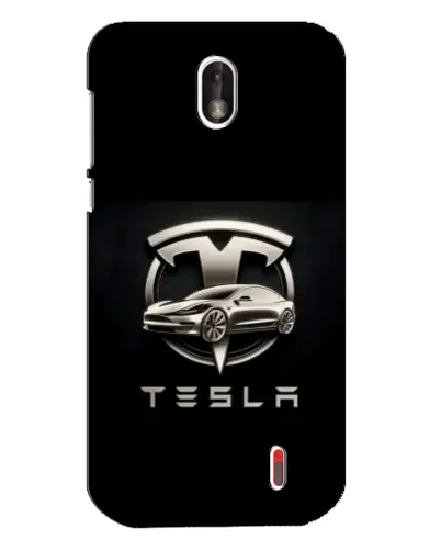 Чехол для Nokia 1 с картинкой «Tesla — серебристое авто» Чехол для Nokia 1 с картинкой «Tesla — серебристое авто»