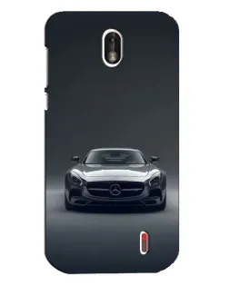 Чохол для Nokia 1 з картинкою «Mercedes на чорному»