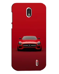 Чохол для Nokia 1 з картинкою «Червоний Mercedes AMG»