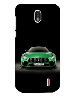 Чохол для Nokia 1 з картинкою «Mercedes — неоновий лого»