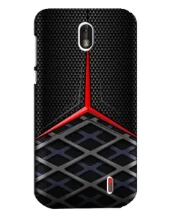 Чохол для Nokia 1 з картинкою «Mercedes Carbon Grid»