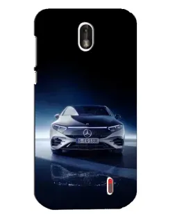 Чохол для Nokia 1 з картинкою «Нічний Mercedes EQ»
