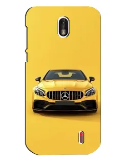 Чохол для Nokia 1 з картинкою «Жовтий Mercedes GT»