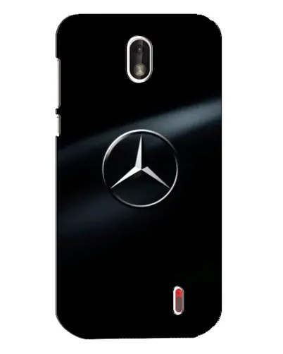 Чохол для Nokia 1 з картинкою «Mercedes на металі» Чохол для Nokia 1 з картинкою «Mercedes на металі»
