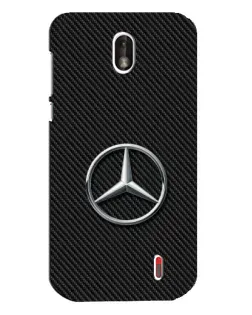 Чохол для Nokia 1 з картинкою «Карбоновий Mercedes стиль»