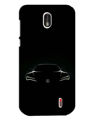 Чохол для Nokia 1 з картинкою «Mercedes — силует авто» Чохол для Nokia 1 з картинкою «Mercedes — силует авто»